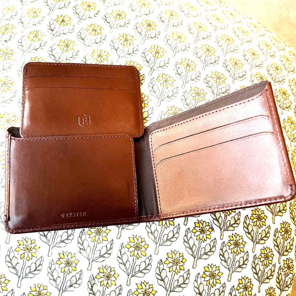 Men's Ekster Brown Leather Modular BiFold Wallet - Picture 1 of 8